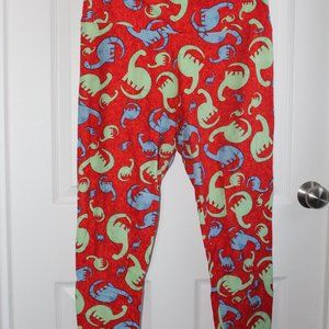 LulaRoe TC dinosaur leggings